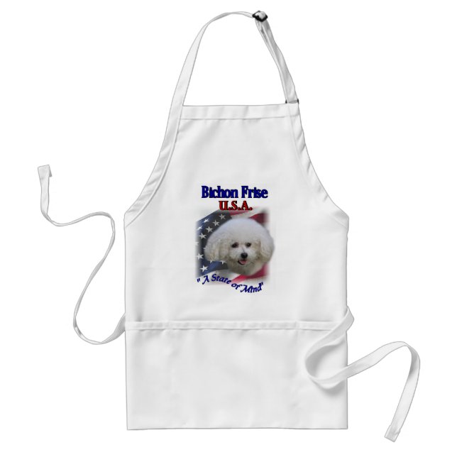 Delantal Regalos de Bichon Frise (Frente)
