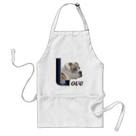 Delantal Regalos de Bulldog en inglés