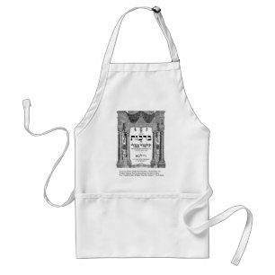 Delantal Regalos de Camisetas y Tarjetas de Citas del Talmu