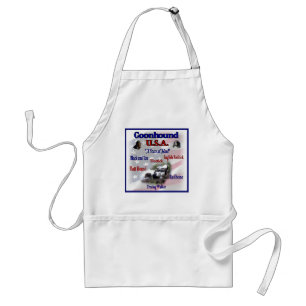 Delantal Regalos de Coonhound USA