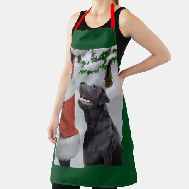 Delantal Regalos de Labrador Recuperador de Navidades (in situ)