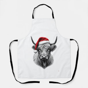 Delantal Regalos de Navidad de Santa para Bebé Vaca Highlan