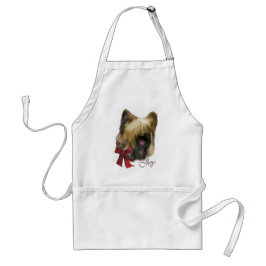 Delantal Regalos de Navidad para Briard