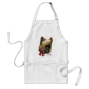 Delantal Regalos de Navidad para Briard