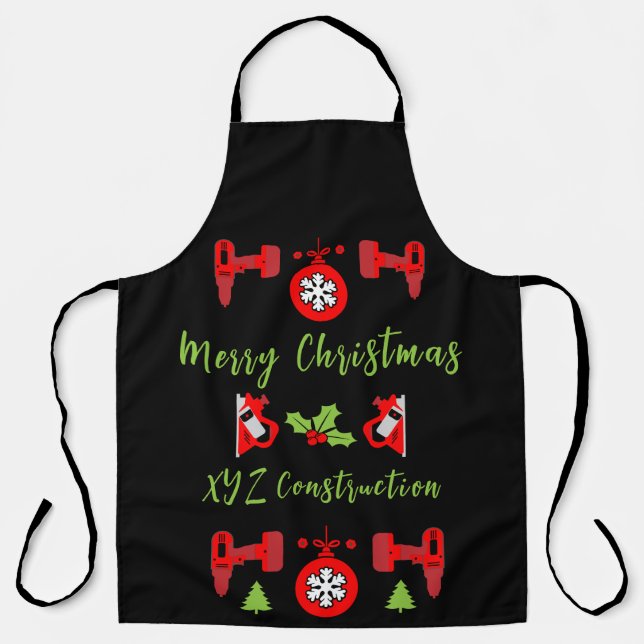 Delantal Regalos de Navidad para Mejoras del Hogar (Anverso)