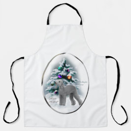 Delantal Regalos de Navidades de Bedlington Terrier