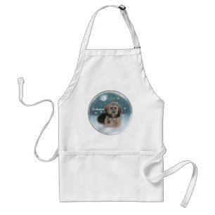 Delantal Regalos de Navidades de Cockapoo