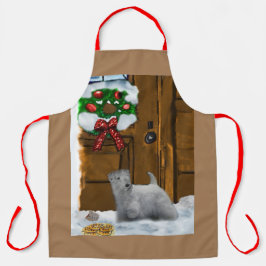 Delantal Regalos de Navidades de Sealyham Terrier