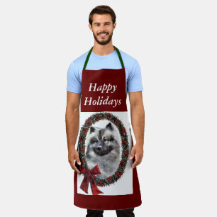 Delantal Regalos de Navidades Keeshond