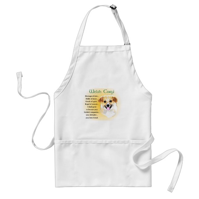 Delantal Regalos de Pembroke Welsh Corgi (Frente)