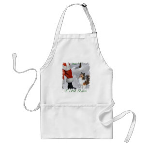 Delantal Regalos de Shetland Sheepdog Sheltie Navidades
