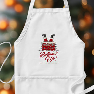 Delantal Regalos divertidos de cocina para Navidad con Sant