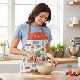 Delantal Regalos festivos Navidades Vacaciones Nombre perso