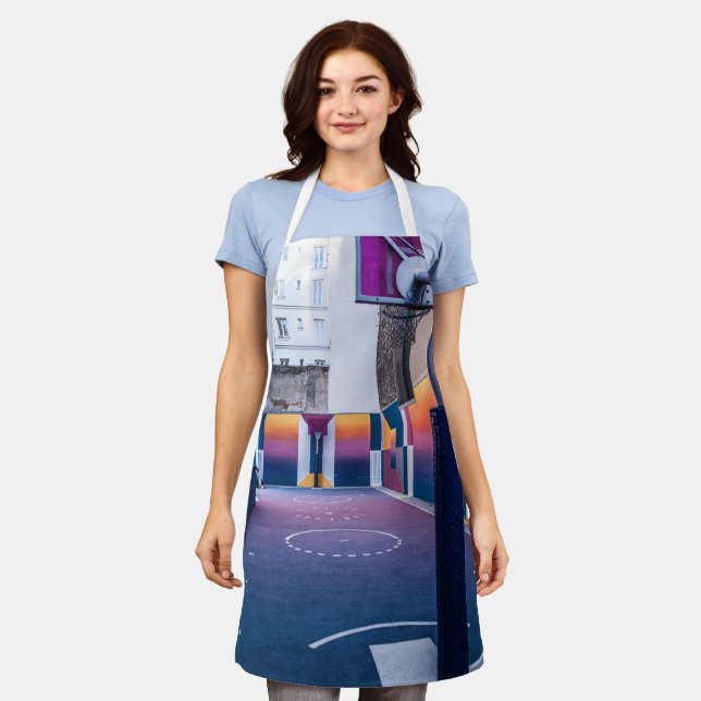 Delantal regalos personalizados de baloncesto (Gastado)