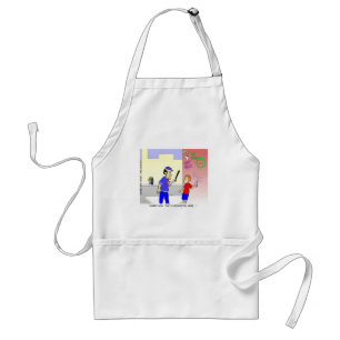 Delantal Regalos y camisetas de dibujos animados divertidos