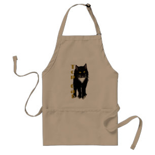 Delantal Regalos y saludos del gato del smoking