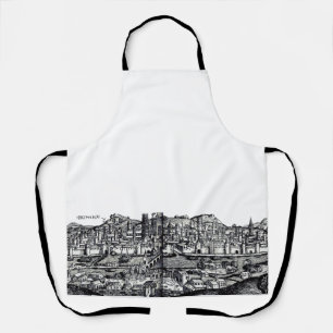 Delantal Regensburg ciudad en el este de Baviera