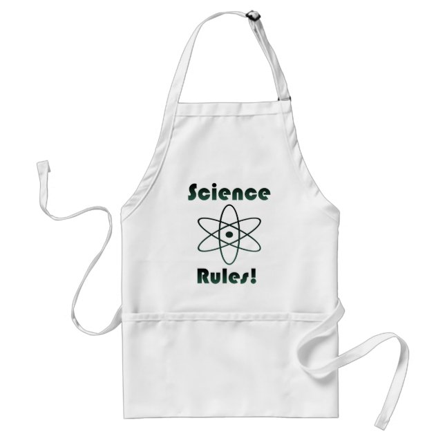 Delantal Reglas de ciencia (Frente)