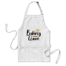 Delantal Reina de Baking // Cita de Baking Divertido
