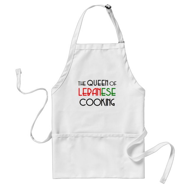 Delantal reina de cocina libanesa (Frente)