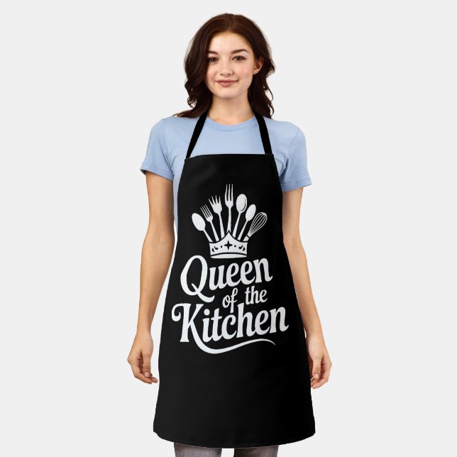Delantal Reina de la cocina  (Gastado)