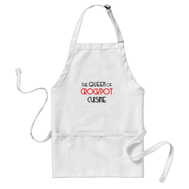Delantal reina de la cocina a fuego lento (Frente)