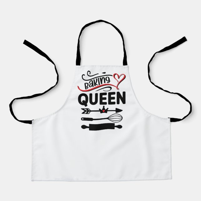 Delantal Reina de la cocina de pan (Anverso)