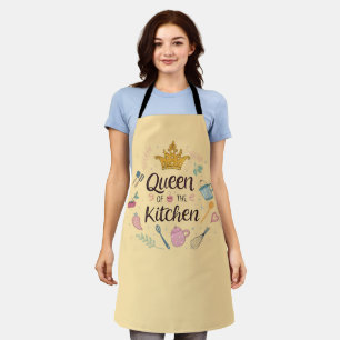 Delantal Reina de la Cocina Diseño Encantador