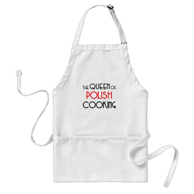 Delantal reina de la cocina polaca (Frente)
