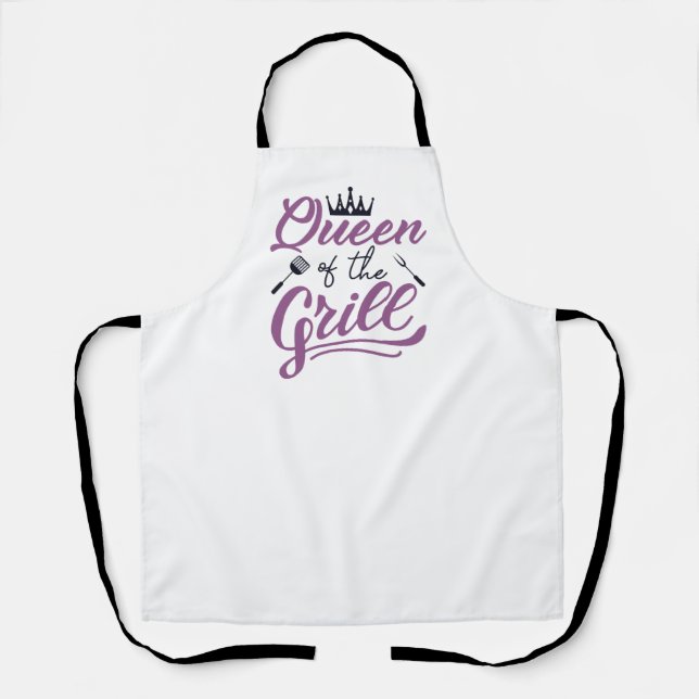 Delantal Reina Del Grill (Anverso)