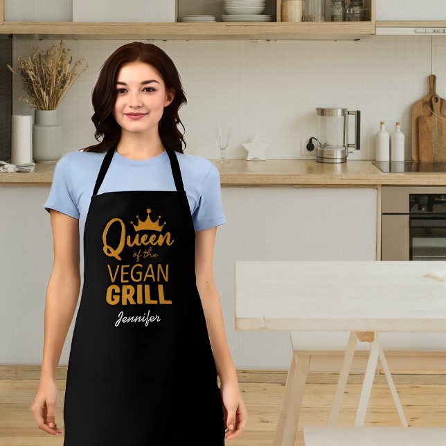 Delantal Reina del Grill Vegan (Subido por el creador)