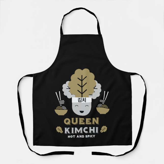 Delantal Reina Kimchi Caliente Y Spicaz (Anverso)