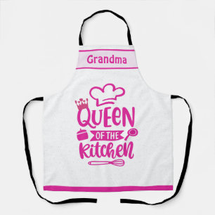 Delantal Reina personalizada de la cocina