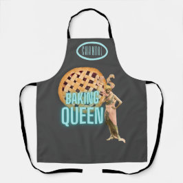 Delantal Reina vinícola de hormigón en gris personalizada