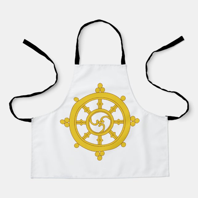 Delantal Reino de la Bandera Sikkim (Anverso)