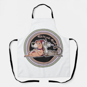 Delantal Relación de gato de perro