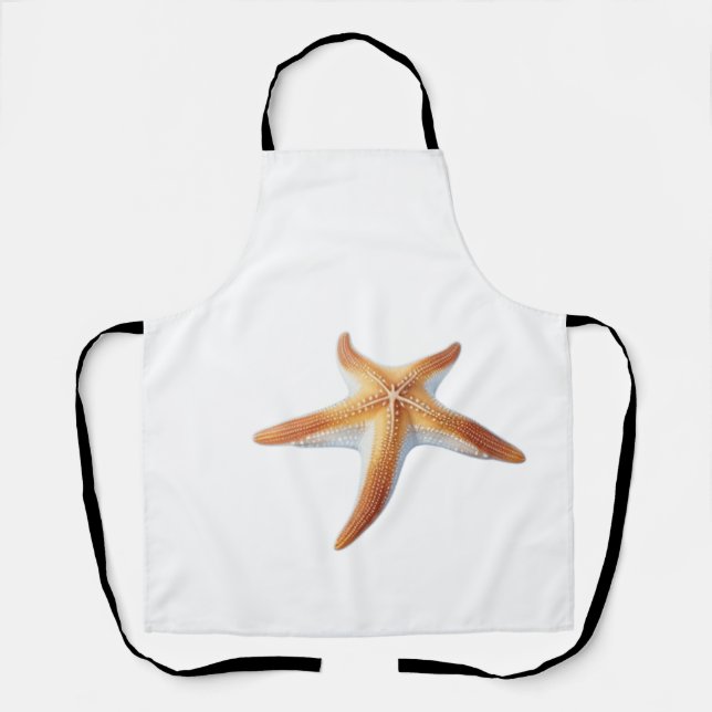 Delantal Relajante Naranja Starfish (Anverso)