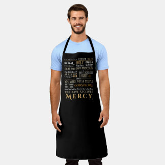 Delantal Religioso Pedro 2:9-10 Apron