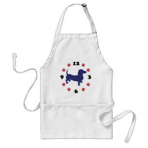 Delantal Reloj doxie de Dachshund