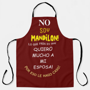delantal reloj redondo mandilón