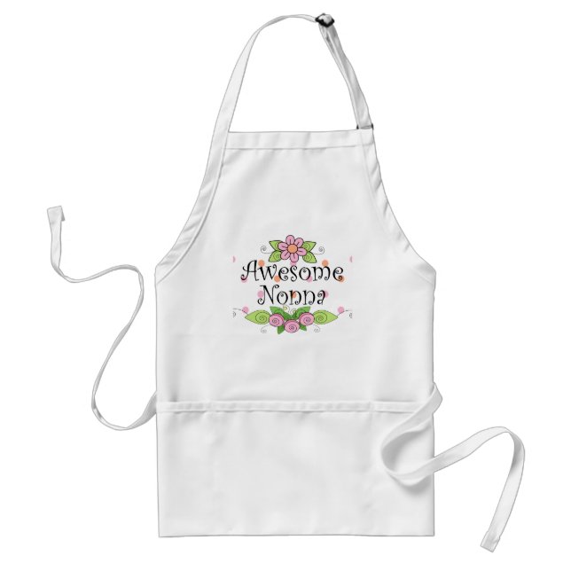 Delantal Remera Awesome Nonna (Frente)