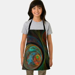 Delantal Renacer Azul Abstract Art Apron