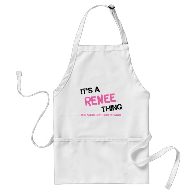 Delantal Renee algo que no entenderías (Frente)