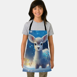 Delantal Reno con Feliz Navidad