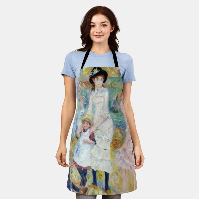 Delantal Renoir - Niños en la costa, Guernsey (Gastado)