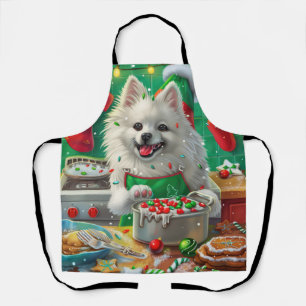 Delantal Repostería Navideña Vacacional Esquimal Americano:
