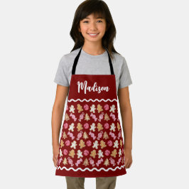 Delantal Repostería personalizada para niños en Navidad