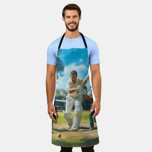 Delantal Reproducir arte digital de cricket