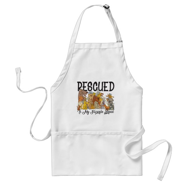 Delantal Rescue Dog Cat Shelter Apron (Frente)