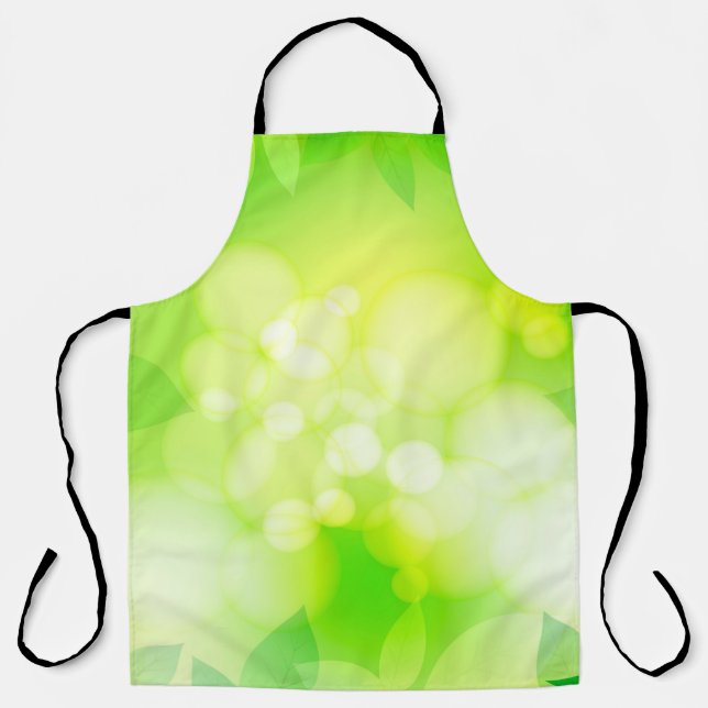 Delantal Resguardo de fondo verde (Anverso)